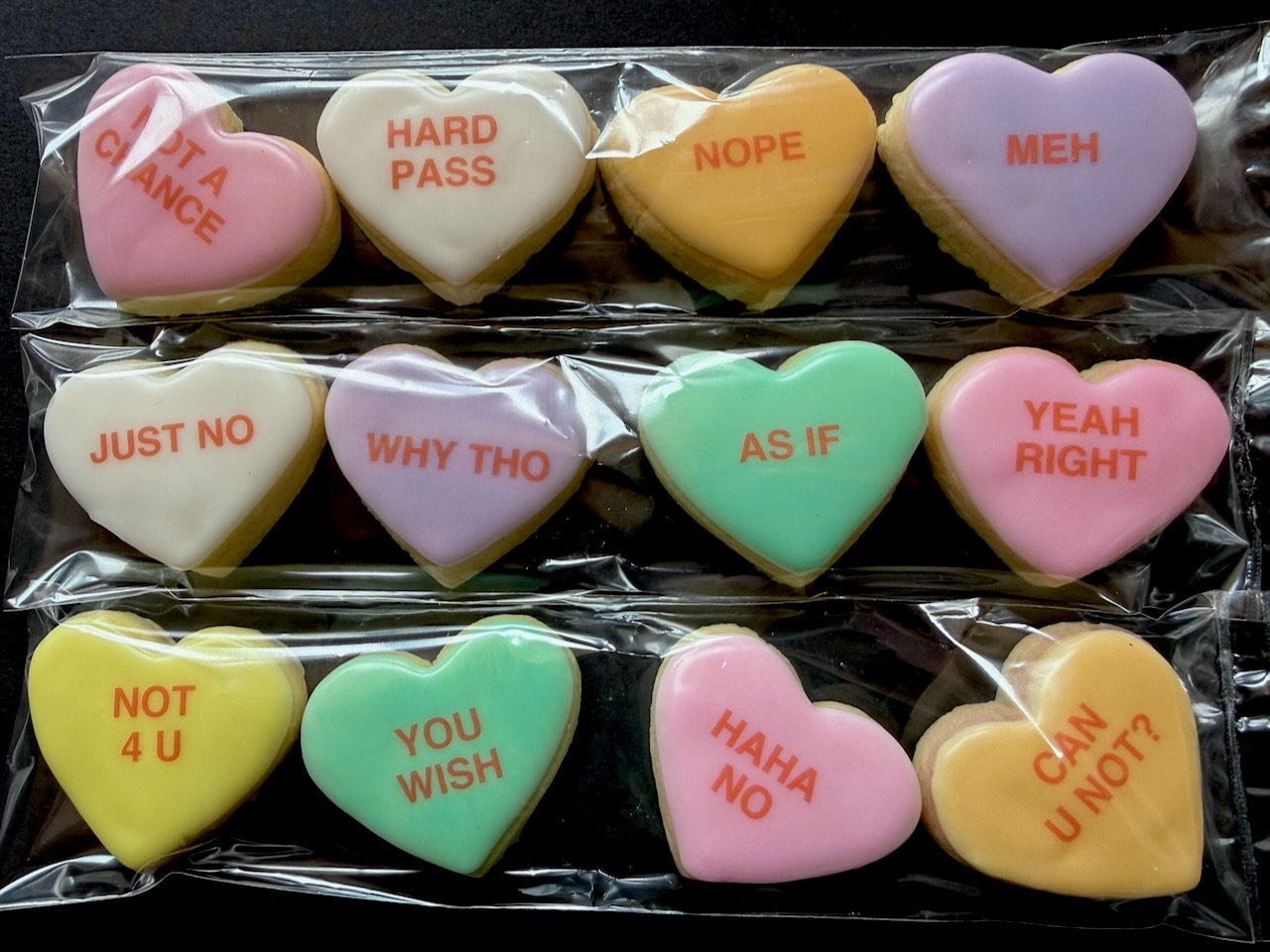 (End the) Conversation hearts