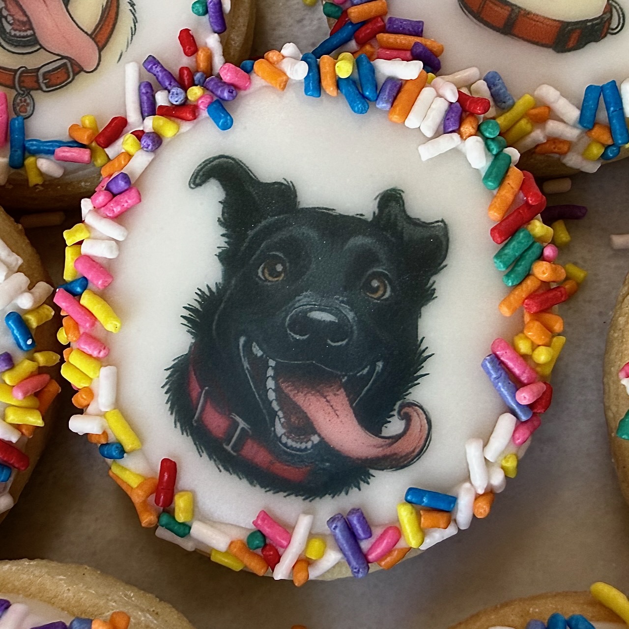 Custom dog cartoon