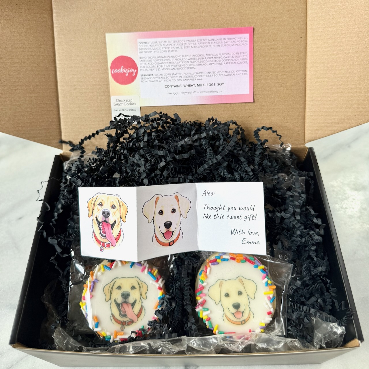 Custom dog cartoons (shipped)