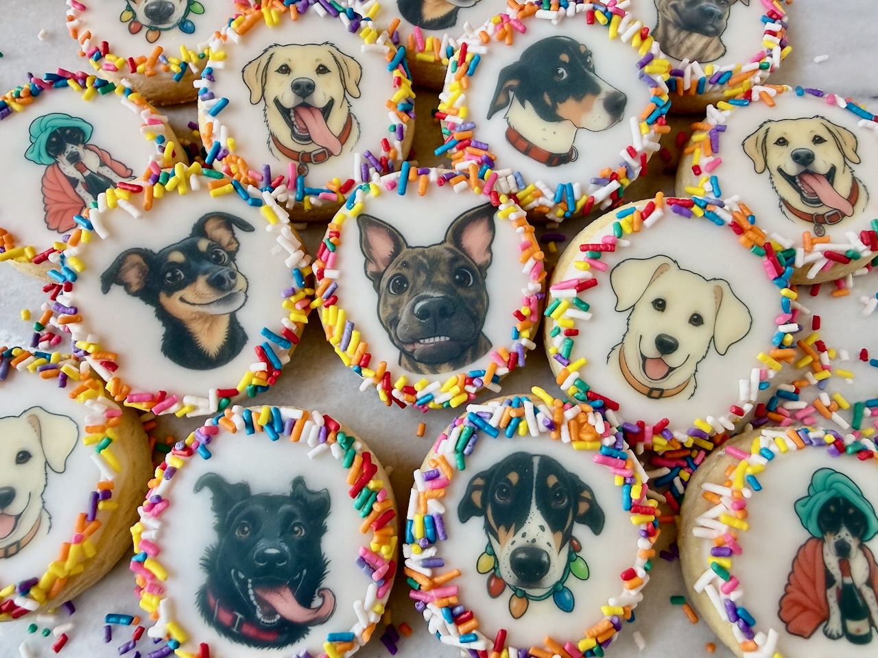 Custom dog cartoons