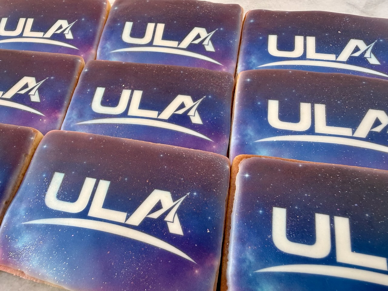ULA logo cookies